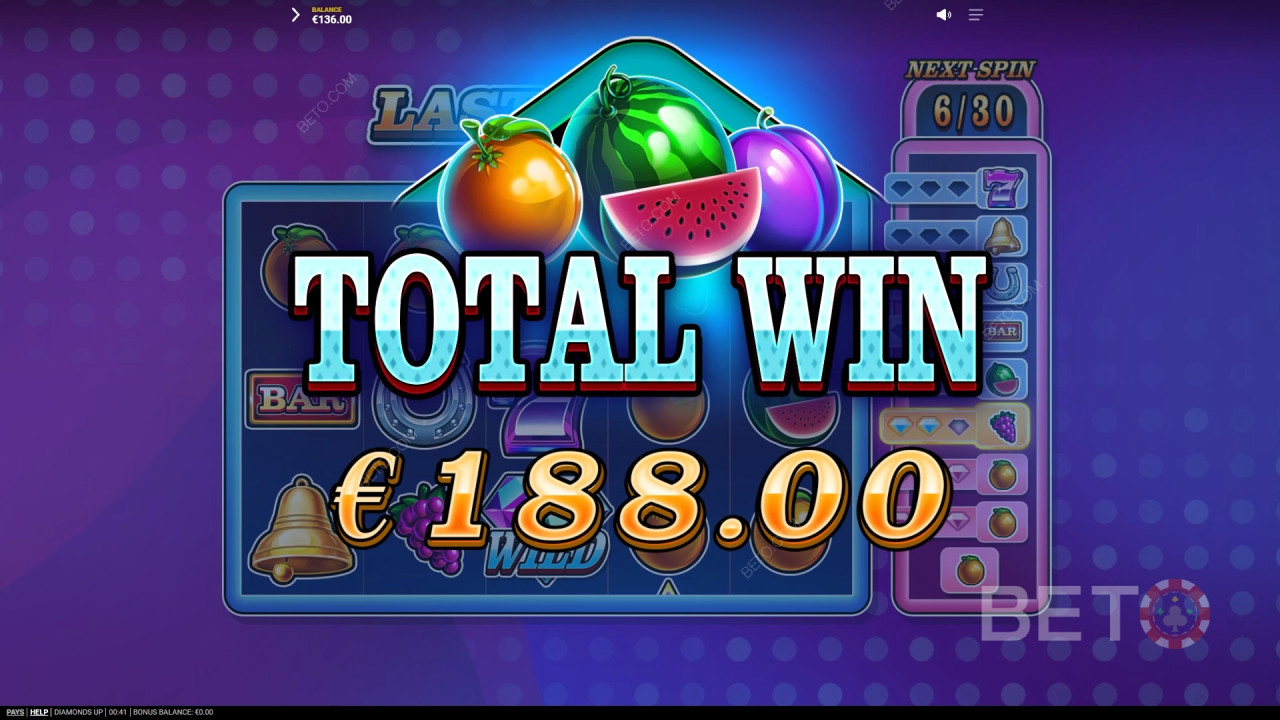 ¡Gana 20.000 veces tu apuesta en la Video Tragaperras Diamonds Up!