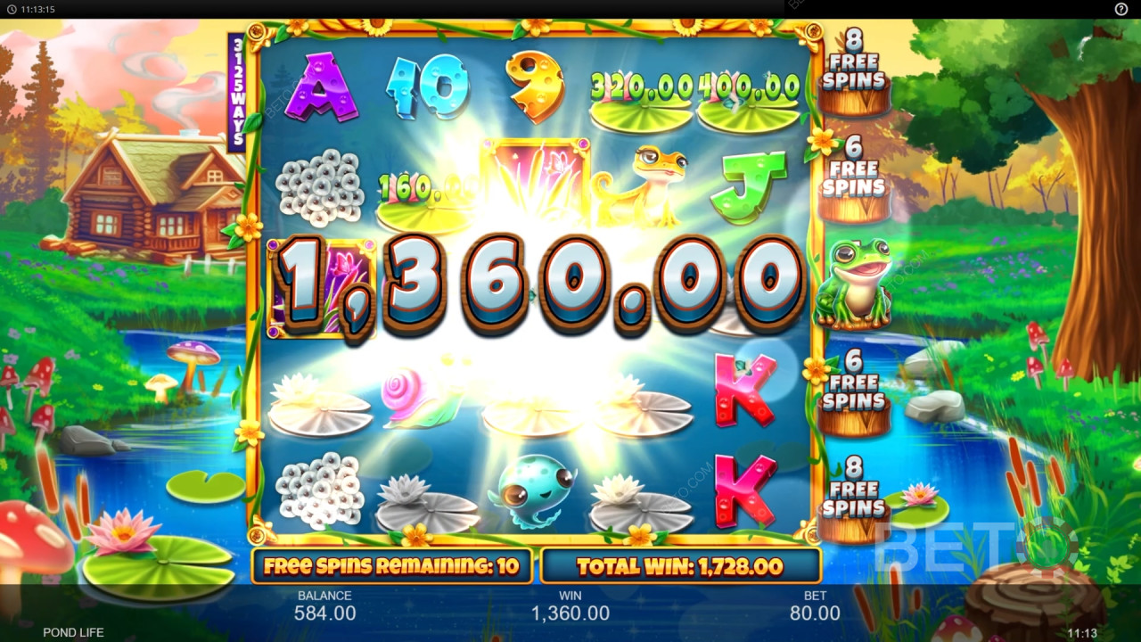 Reseña de Pond Life de BETO Slots