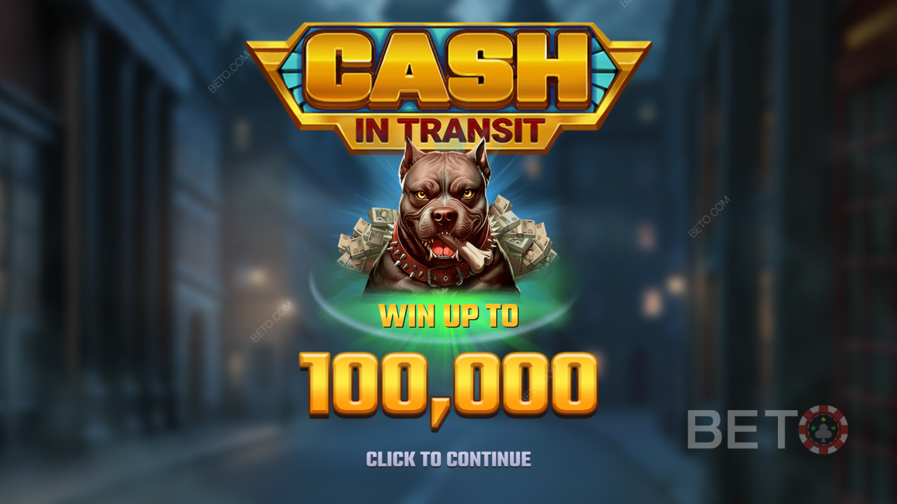 ¡Gana 10.000 veces tu apuesta en la tragaperras Cash in Transit!