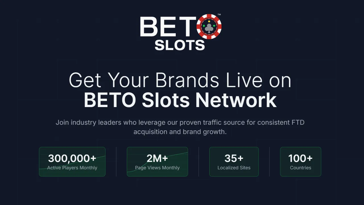 Asóciese con BETO Slots | Asociaciones de afiliados y operadores