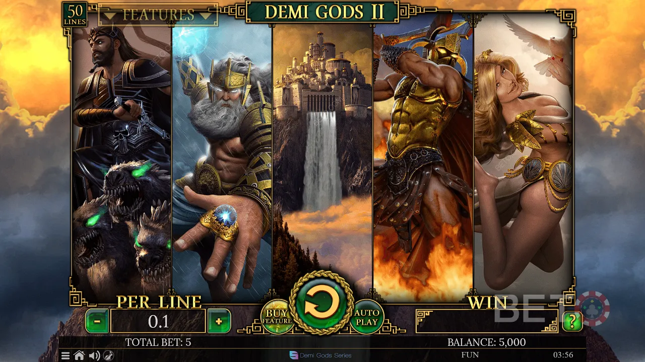 Jugabilidad del videojuego Demi Gods II
