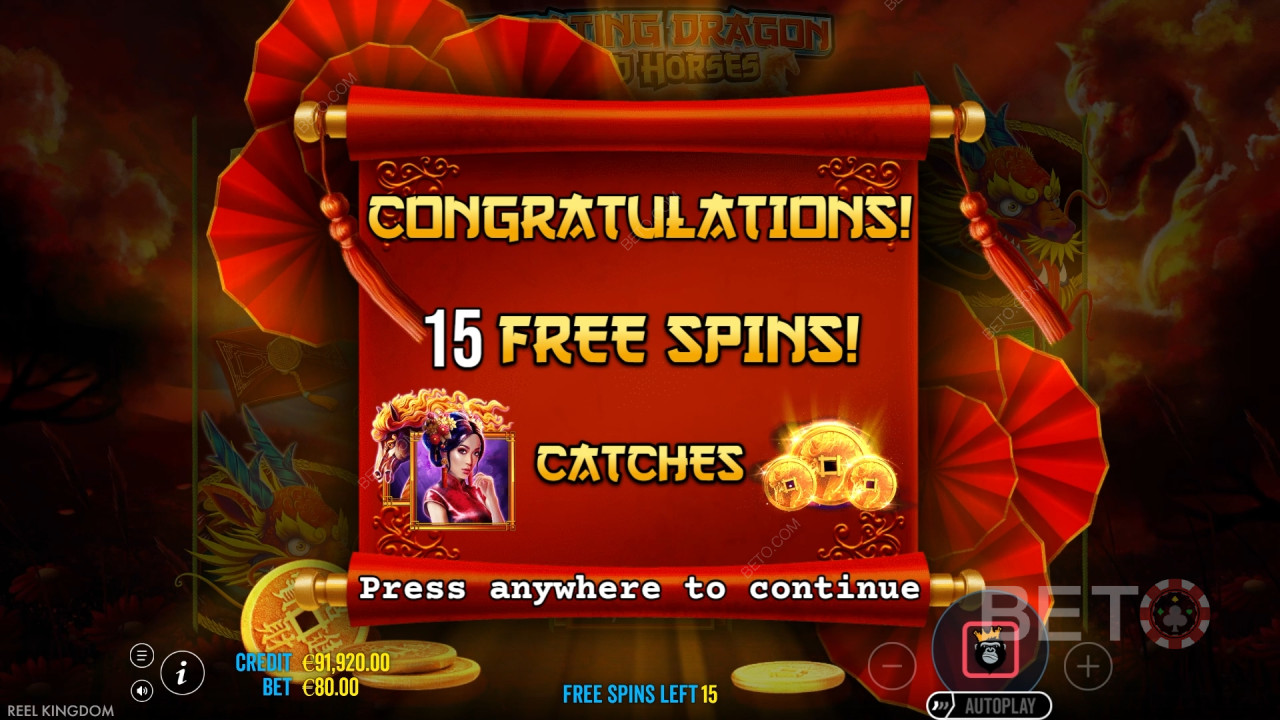Floating Dragon Reseña de «Wild Horses» por BETO Slots
