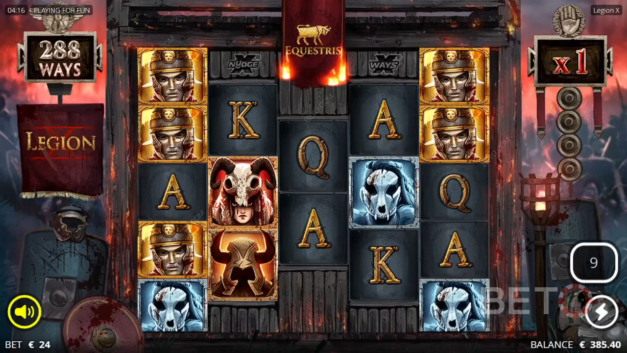 Legion X Reseña de BETO Slots