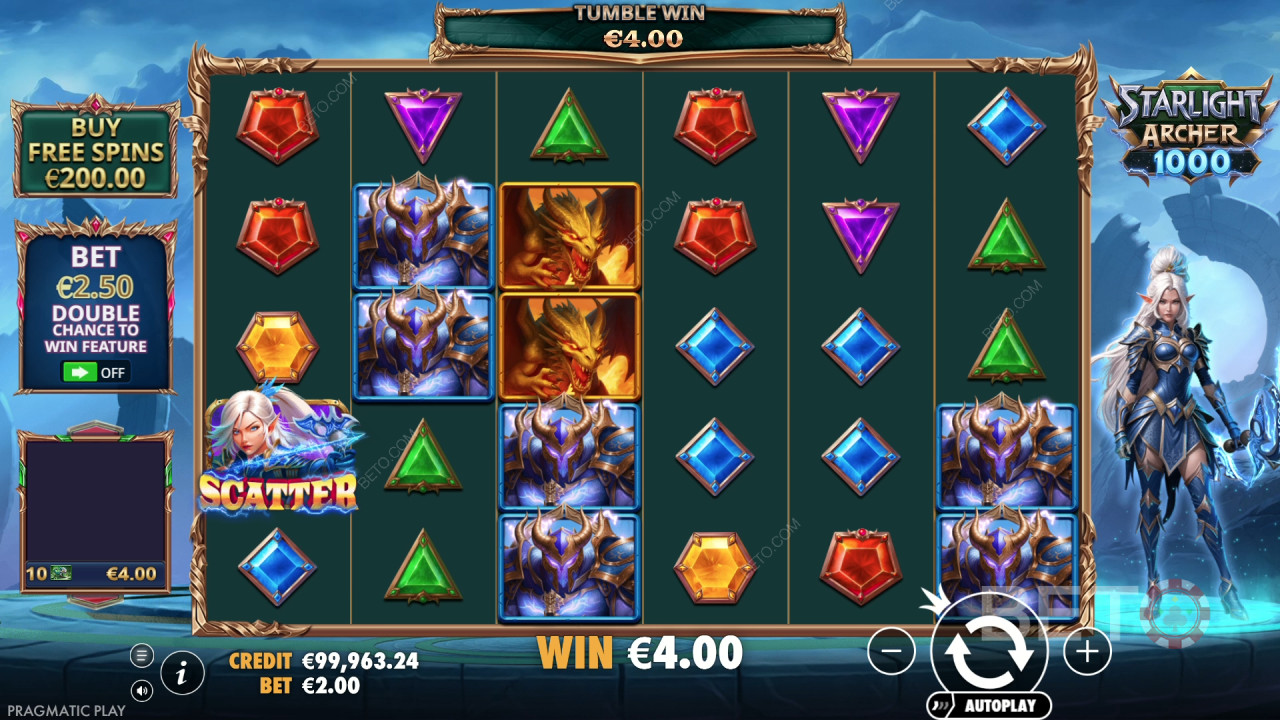 Reseña de Starlight Archer 1000 por BETO Slots