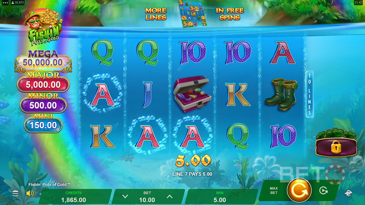 ¡Gana 5.000 veces tu apuesta en la Video Tragaperras Fishin