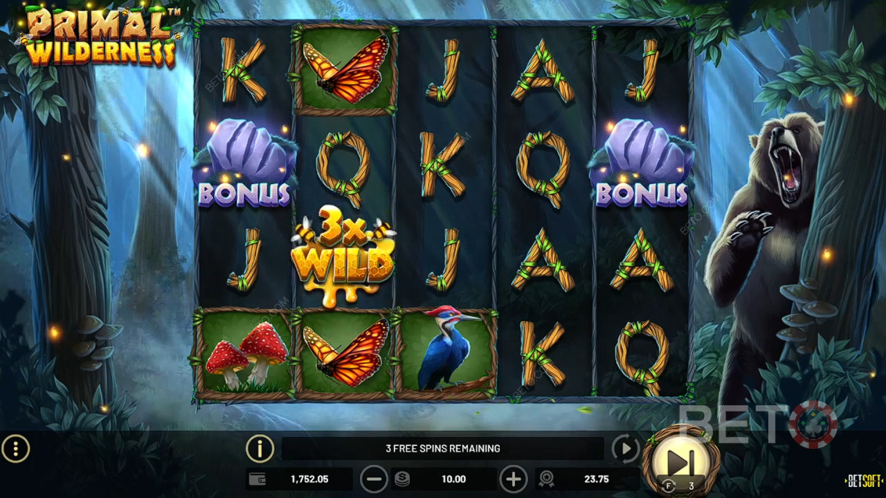 Reseña de Primal Wilderness de BETO Slots