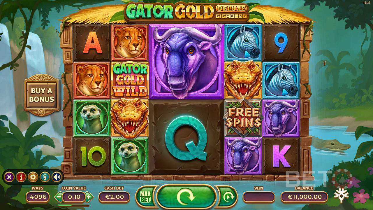 Gator Gold Deluxe Gigablox Juego Gratis