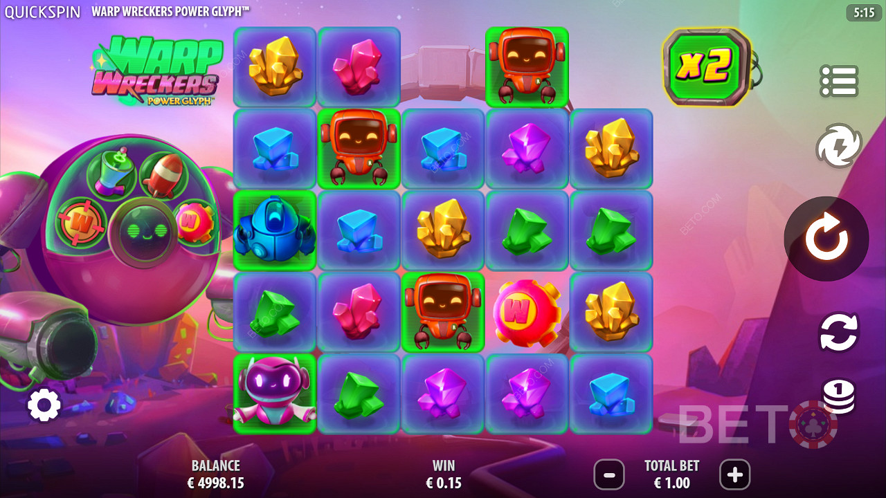 Warp Wreckers Power Glyph Juego Gratis