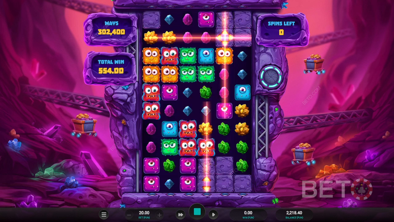 Reseña de Space Miners de BETO Slots