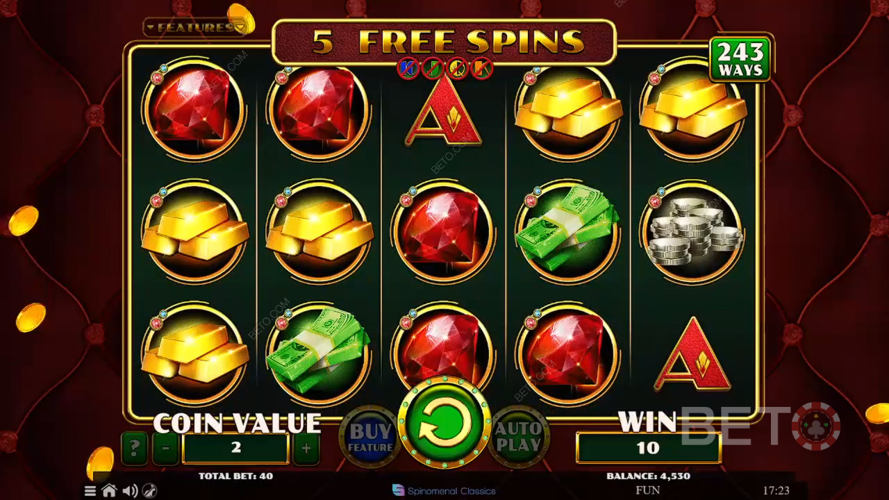 Análisis de la hucha dorada de BETO Slots