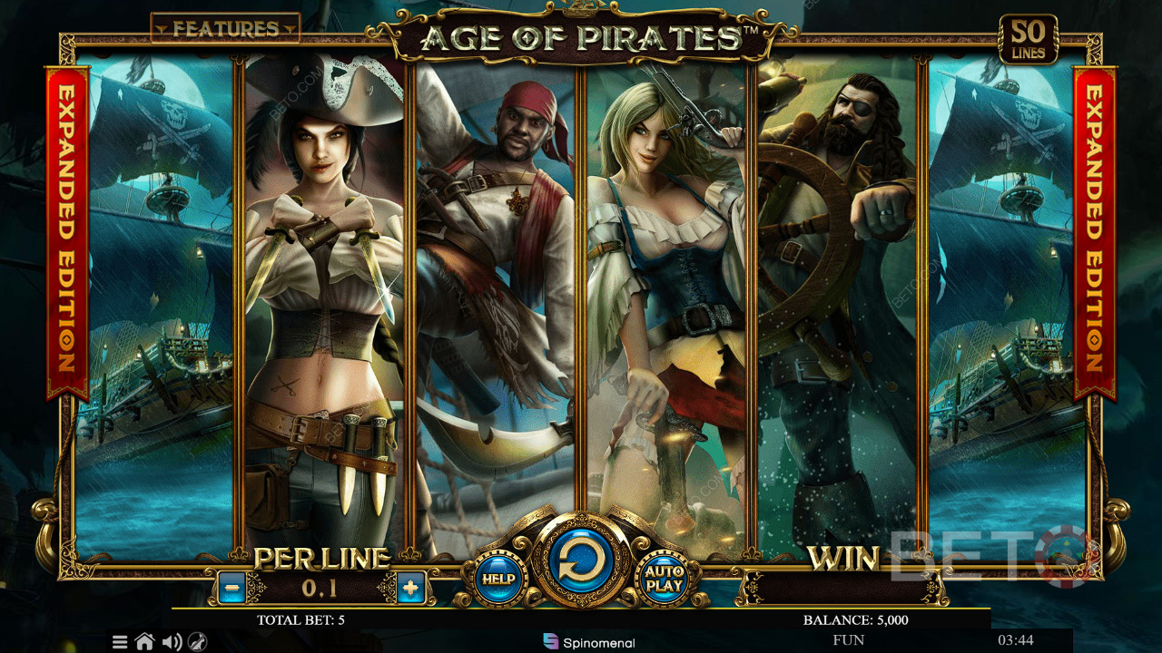 Age Of Pirates Expanded Edition Reseña de BETO Slots