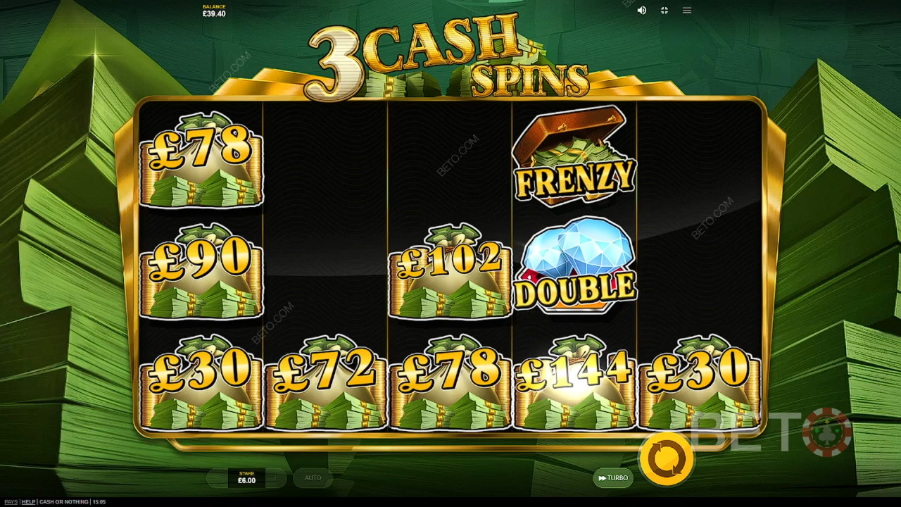 Efectivo o nada Reseña de BETO Slots