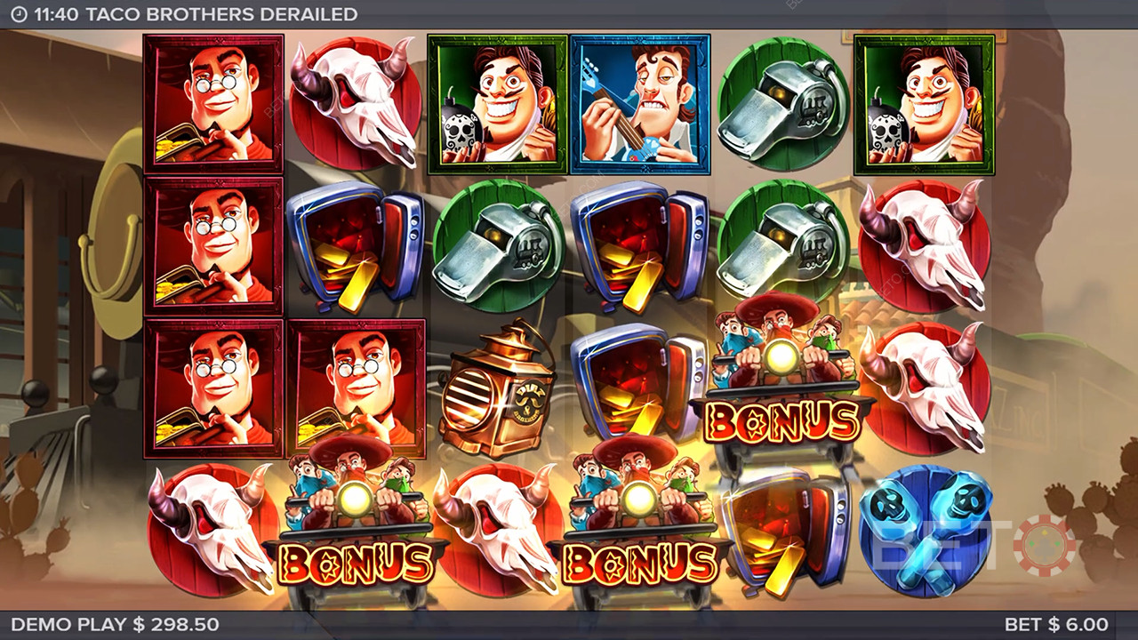 Veredicto para Taco Brothers Slot descarrilado