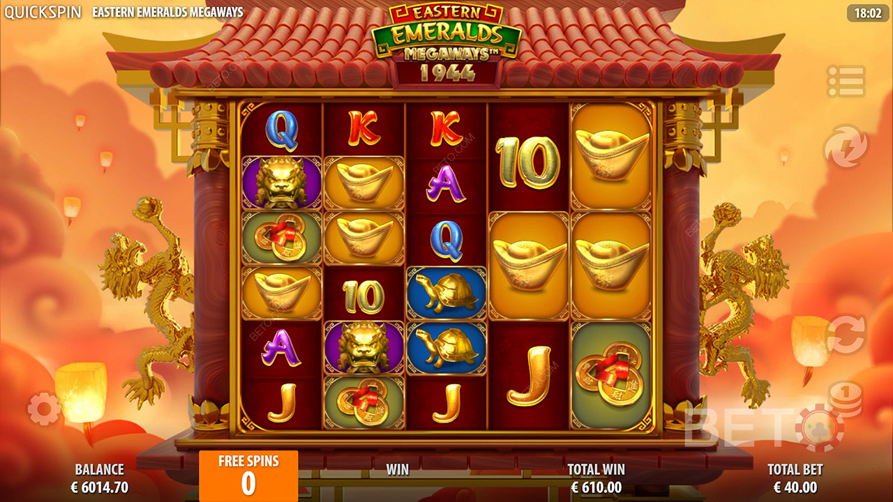 Eastern Emeralds Megaways Juego Gratis