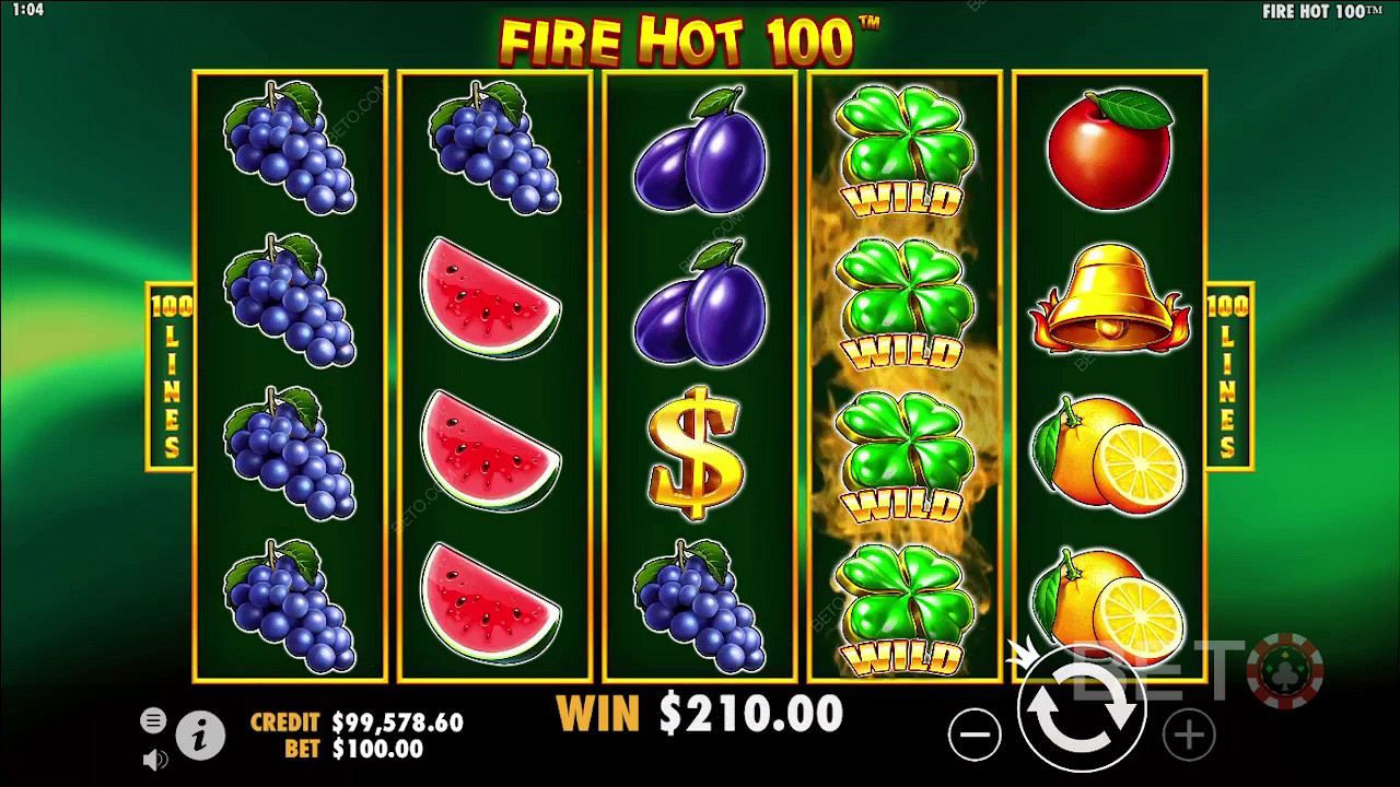 Fire Hot 100 Reseña de BETO Slots