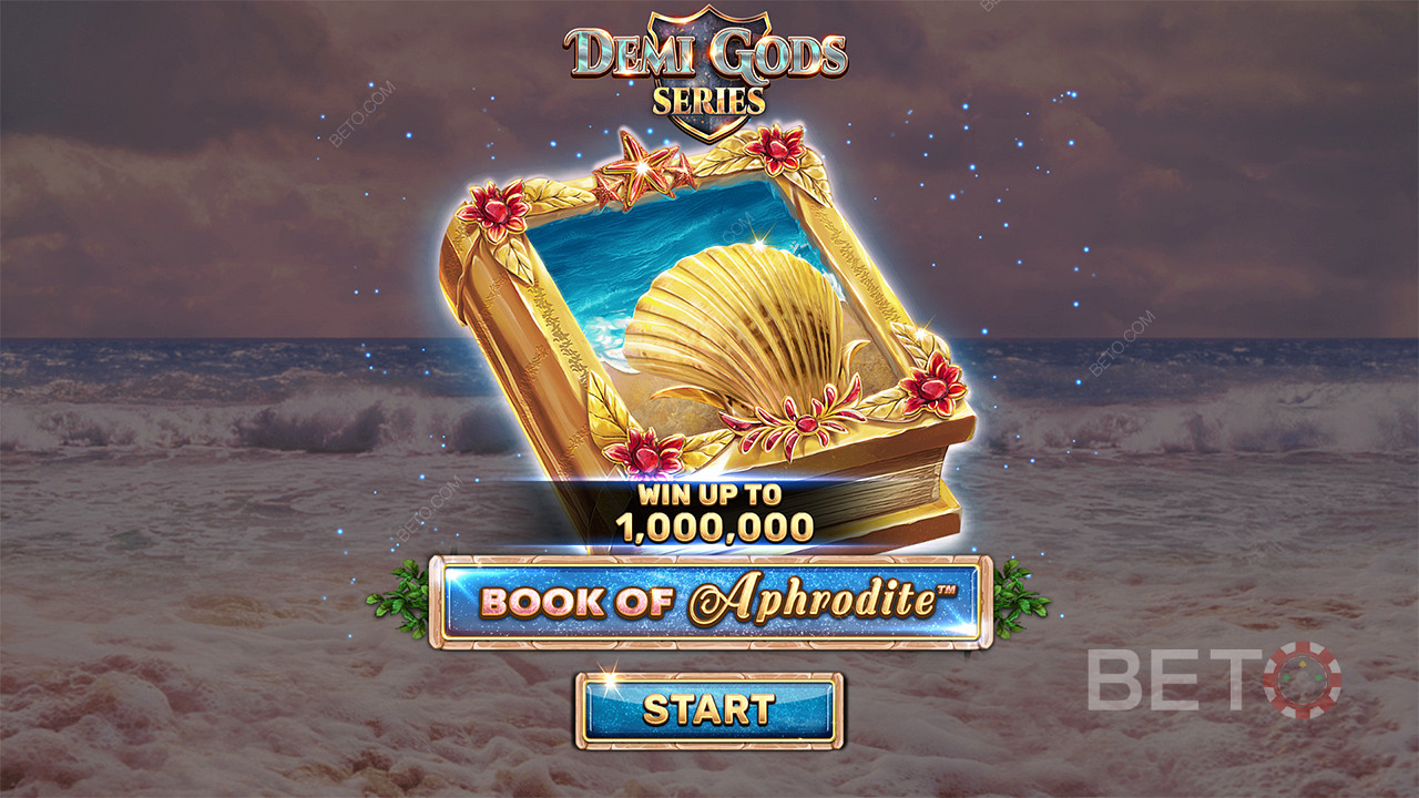 Disfruta de una ganancia máxima de 10.000x de tu apuesta en la tragaperras Book of Aphrodite