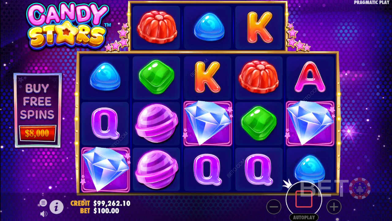 Reseña de Candy Stars de BETO Slots