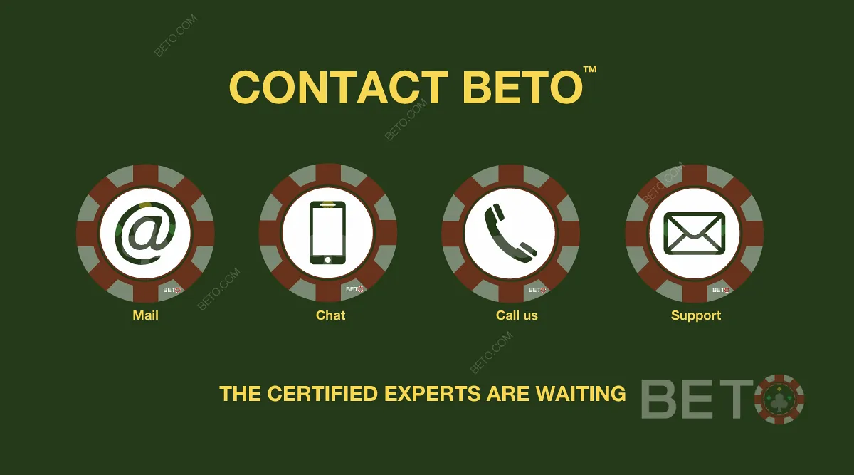 Contacte con BETO - ¡Los expertos del juego le esperan!