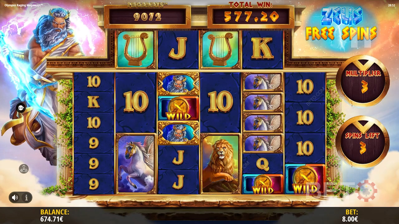 Olympus Raging Megaways Reseña de BETO Slots