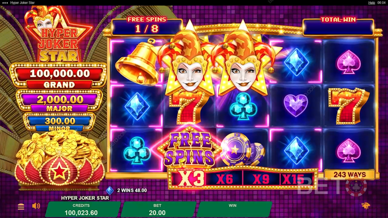 Hyper Joker Reseña estelar de BETO Slots