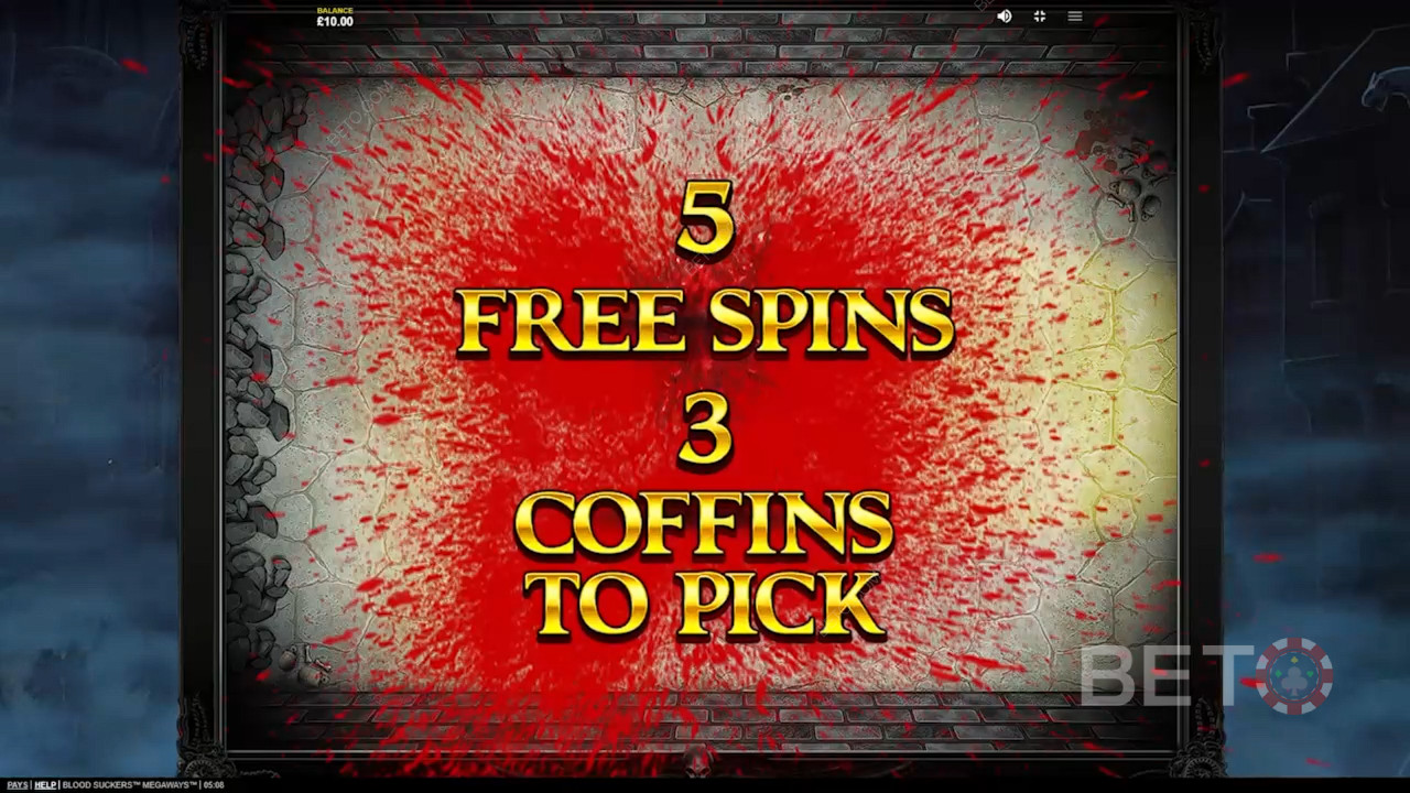Características adicionales explicadas en Blood Suckers Megaways por Red Tiger
