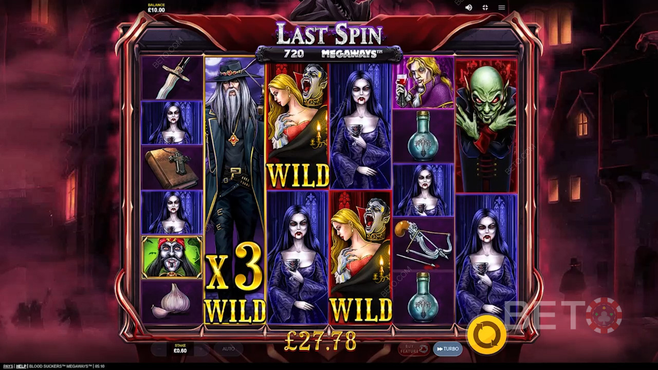 Blood Suckers Megaways Reseña de BETO Slots