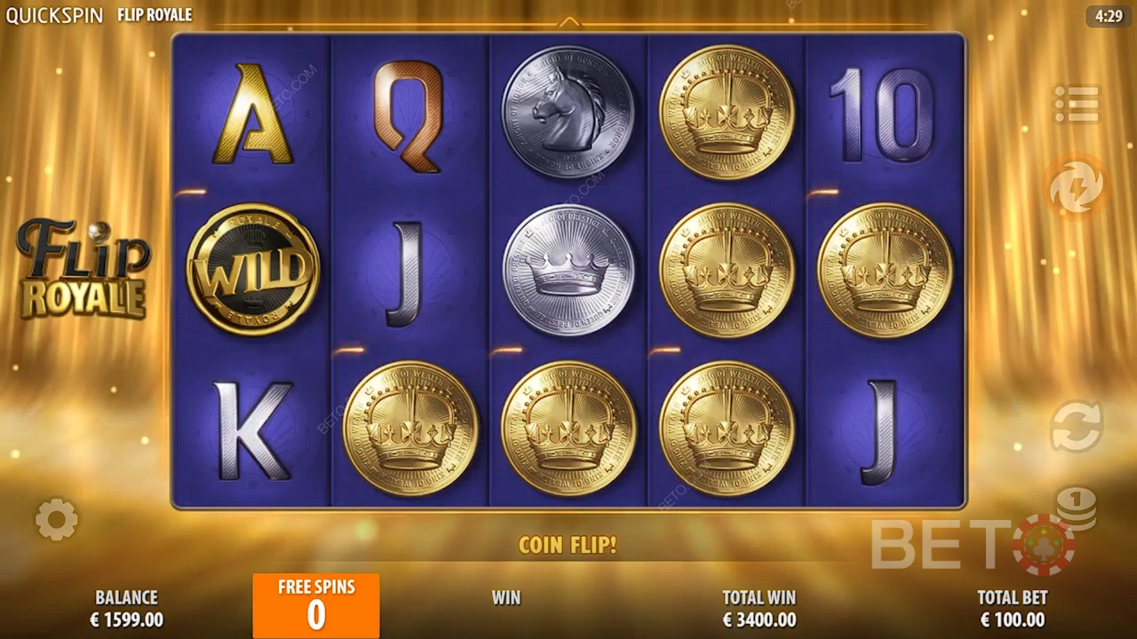Revisión de Flip Royale por BETO Slots
