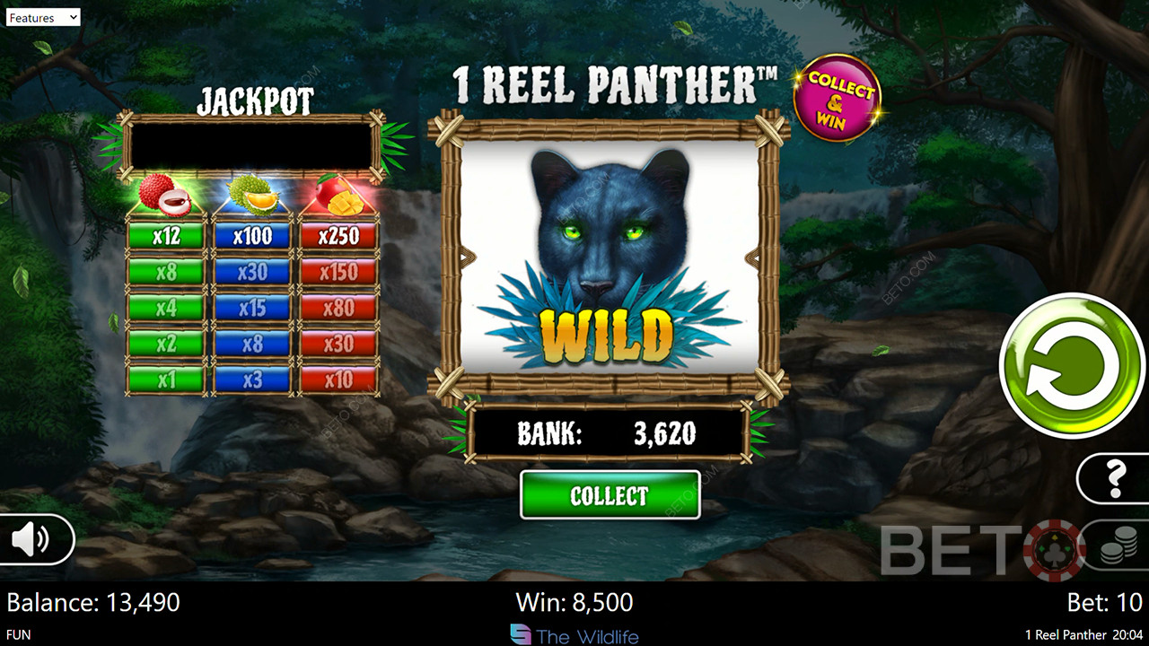 1 Reel Panther Reseña de BETO Slots