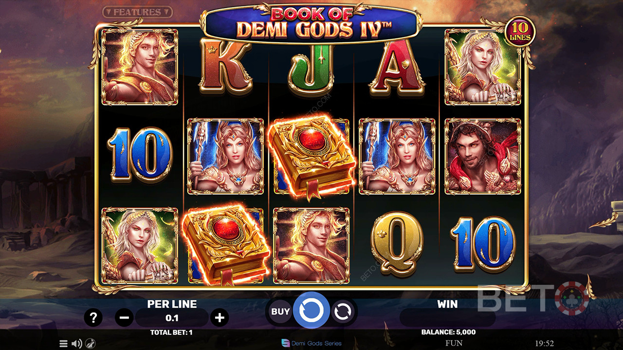 Reseña de Book Of Demi Gods IV de BETO Slots