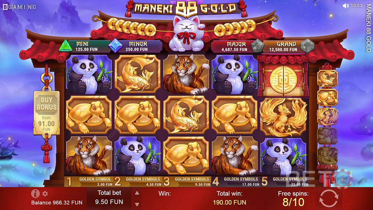 Maneki 88 Gold Juego Gratis