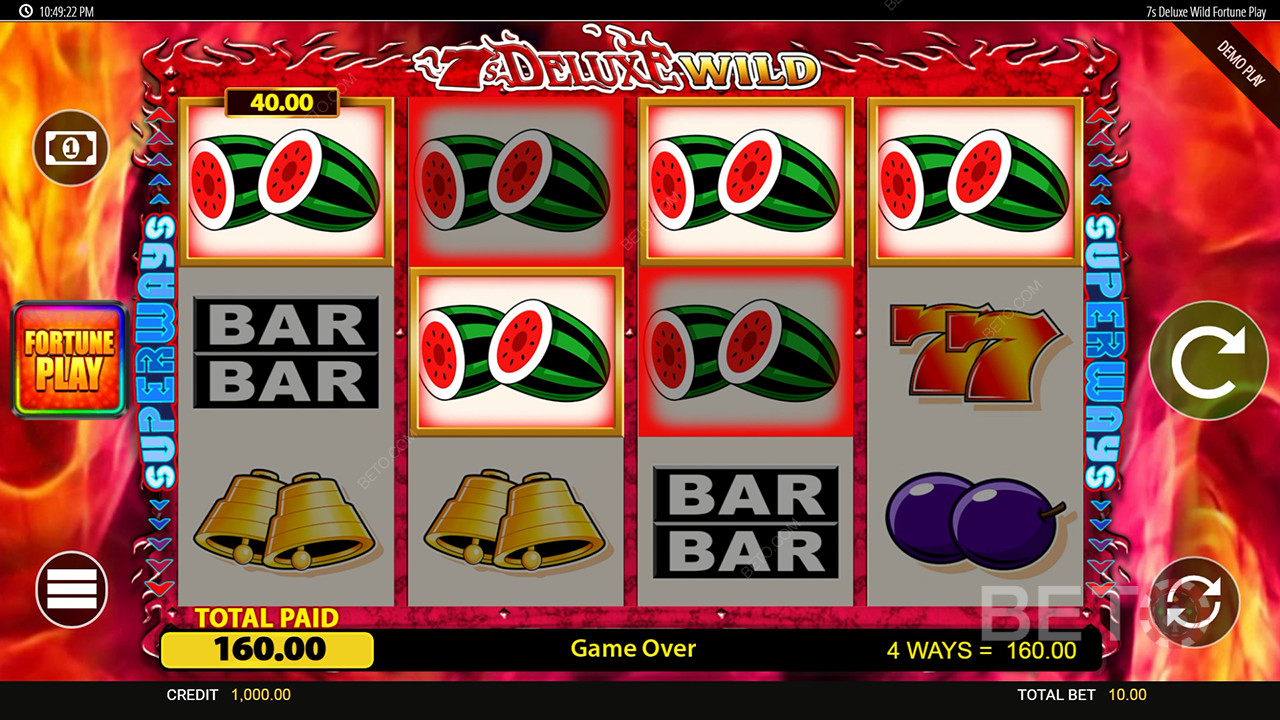 Tema y diseño: Classic Fruit Fire