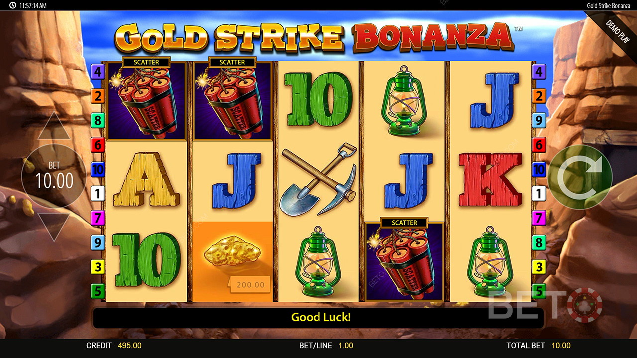Gold Strike Bonanza Fortune Play Juego Gratis