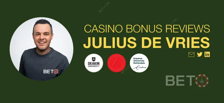 Revisor de Bonos y Condiciones de Casino Julius de Vries.
