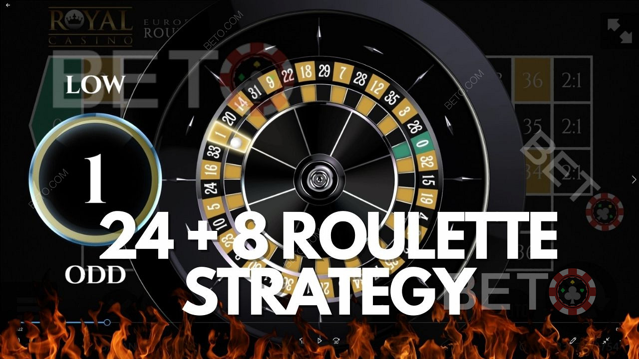 Estrategia de ruleta 24 + 8 - Explicación del sistema de apuestas de casino