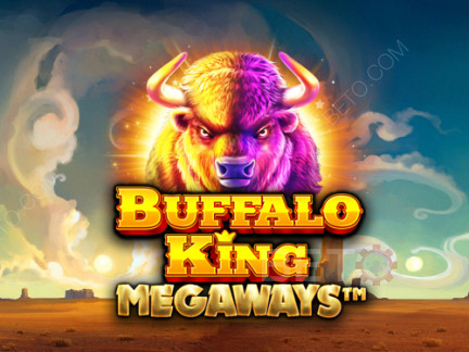 Prueba los juegos de demostración de tragaperras de 5 rodillos gratis en BETO con Buffalo King Megaways.