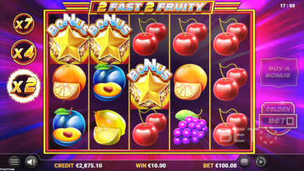 2 Fast 2 Fruity Tragaperras - Juega Gratis - Reseña (2025)