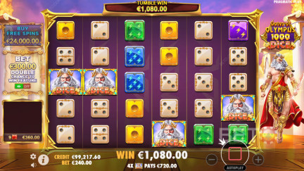 Gates of Olympus 1000 Dice Tragaperras - Juega Gratis - Reseña (2025)