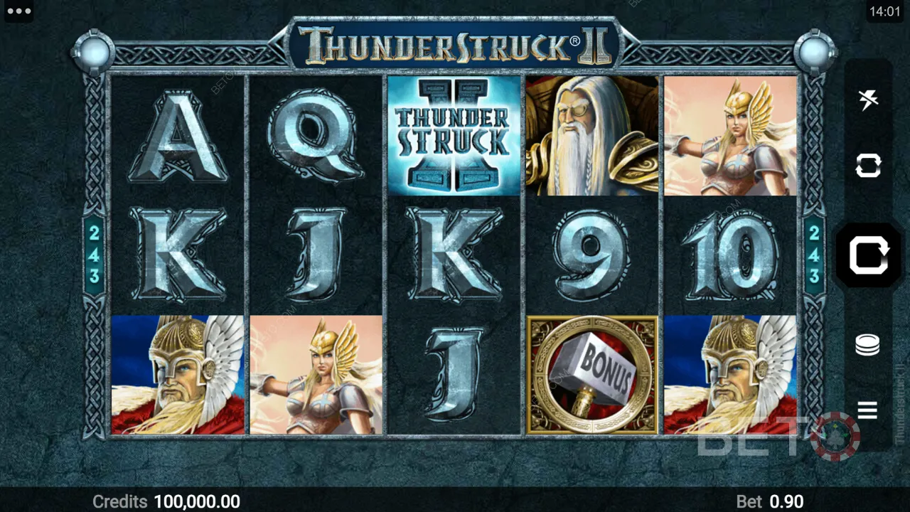 Ganar premios increíbles en Thunderstruck II