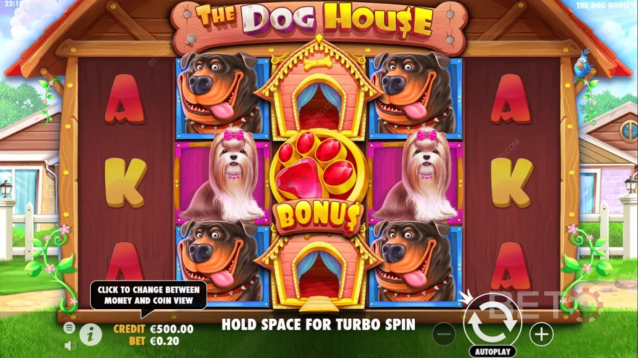 Ejemplo de juego de The Dog House